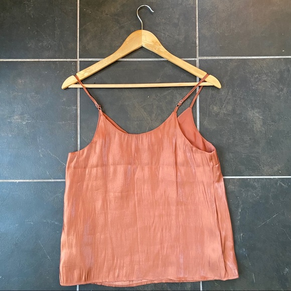 Silky rose gold cami - Picture 2 of 4
